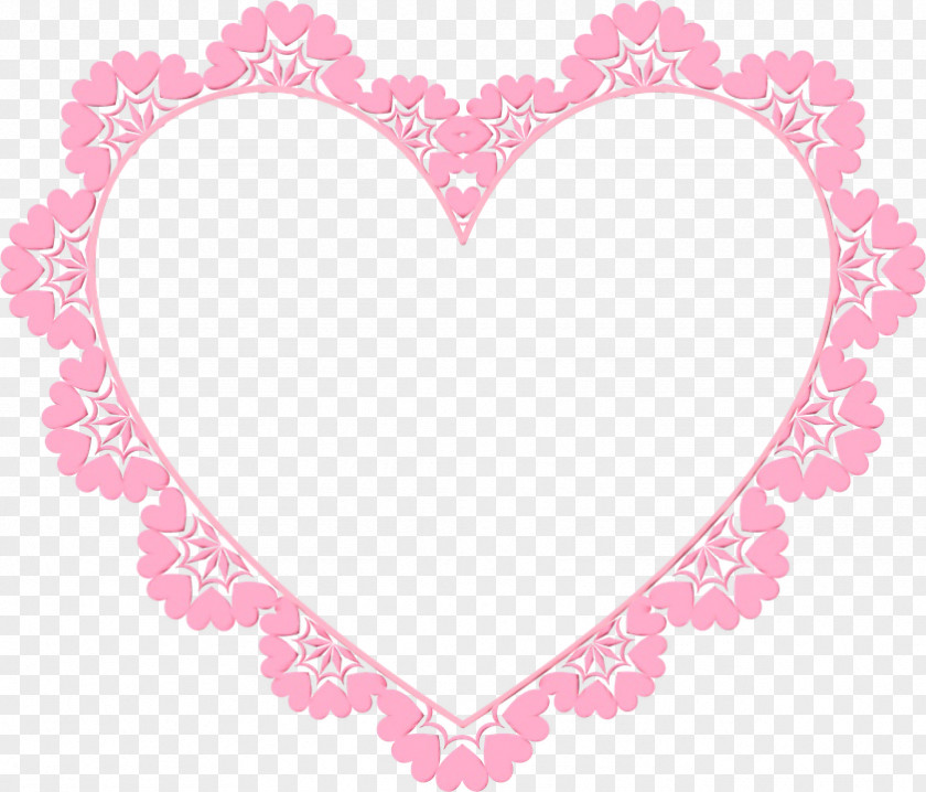 Pink Heart Friendship Day Love Background PNG