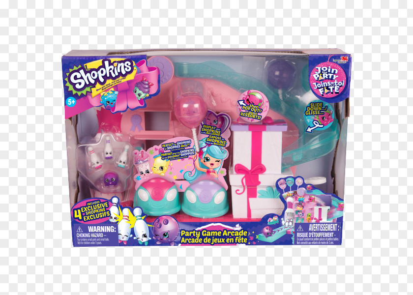 Shopkins Shoppies Arcade Game Party Moose Toys PNG