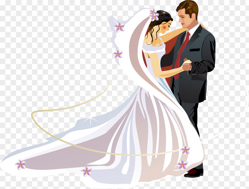 Wedding Couple Invitation Bridegroom Clip Art PNG