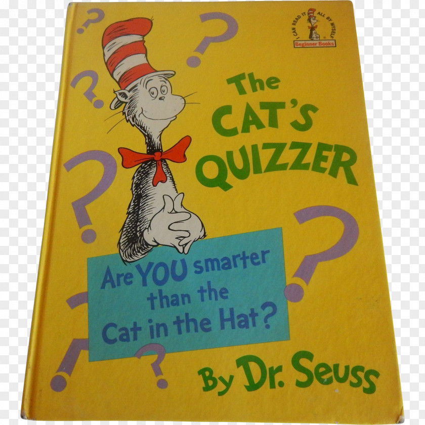 Cat The Cat's Quizzer In Hat Comes Back Dr. Seuss's Beginner Book Collection PNG