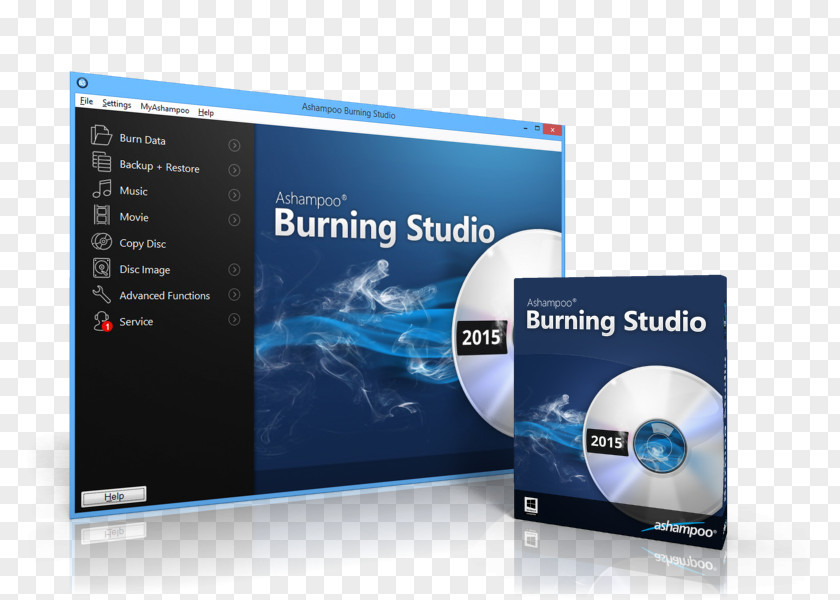 Dvd Computer Software Ashampoo Burning Studio Monitors Compact Disc PNG