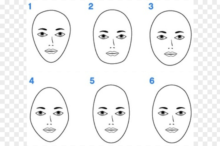 Female Shape Cliparts Eyebrow Face Hairstyle PNG