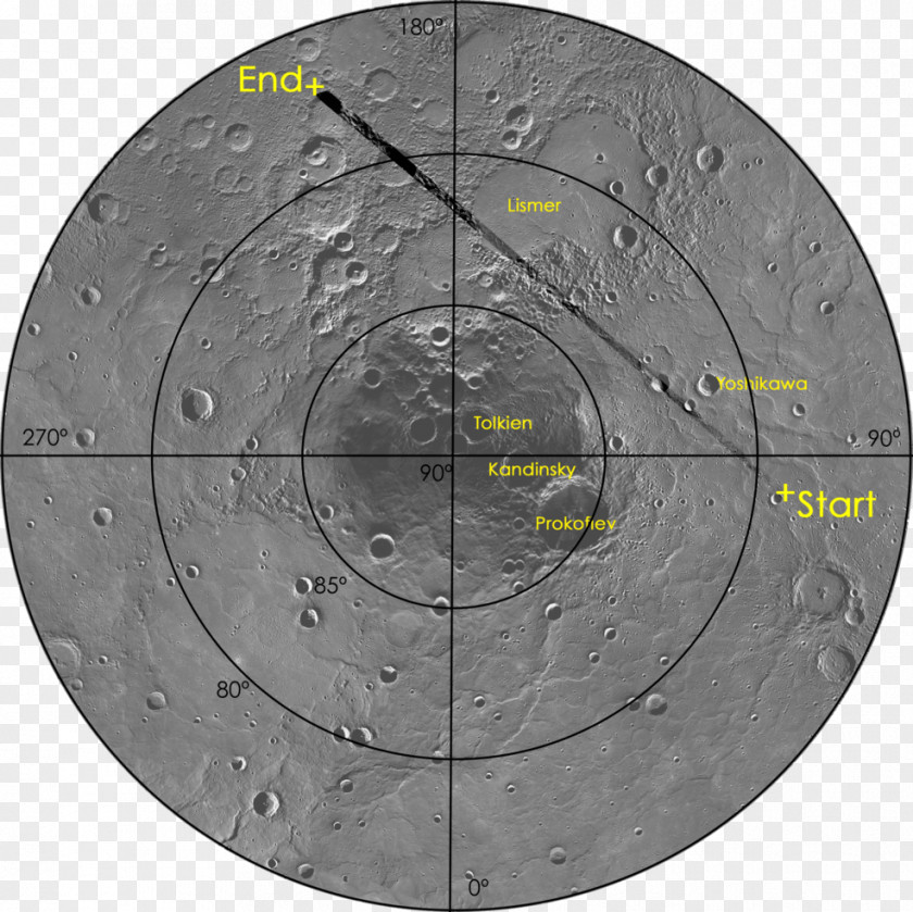 Flight Path MESSENGER Mercury Planet Geographical Pole Venus PNG
