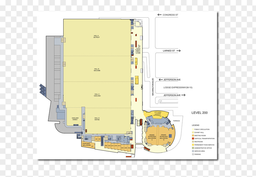 House Cobo Center Floor Plan MGM Grand Las Vegas Convention PNG
