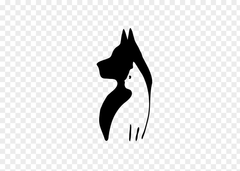 50 Points Dog Turkish Angora Silhouette Siamese Cat Logo PNG