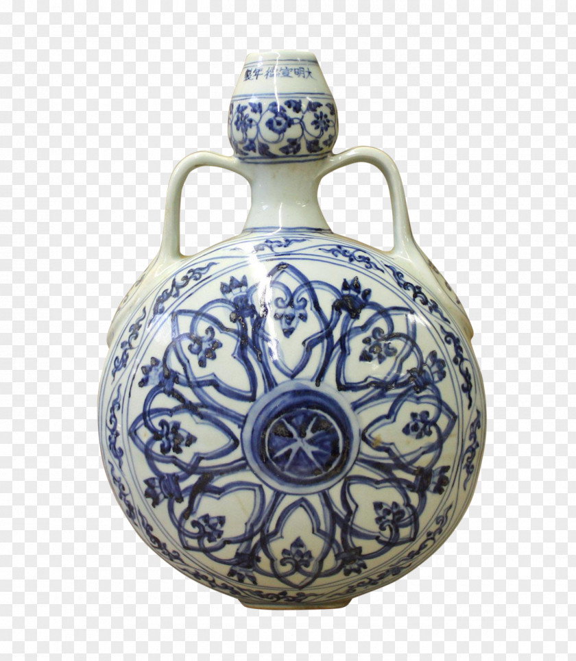 Blue And White Porcelain Bowl Pottery Vase Ceramic Glaze PNG