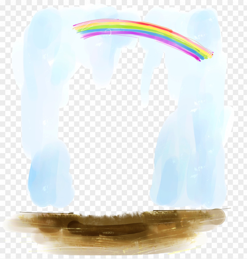 Rainbow Border Blue Computer File PNG