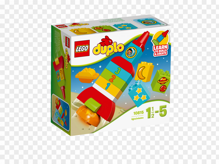 Toy Lego Duplo Block LEGO 10815 DUPLO My First Rocket PNG