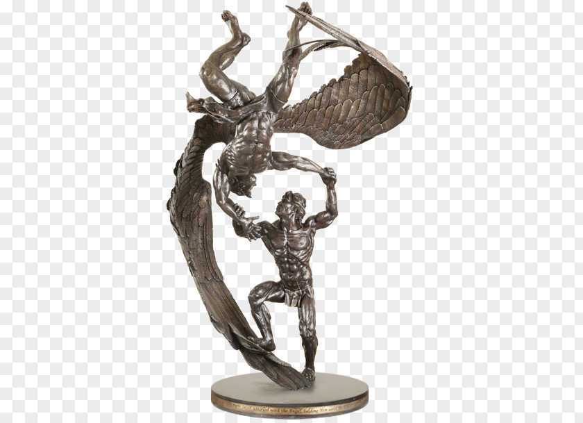 Angel Statue Bronze Sculpture Classical Classicism PNG
