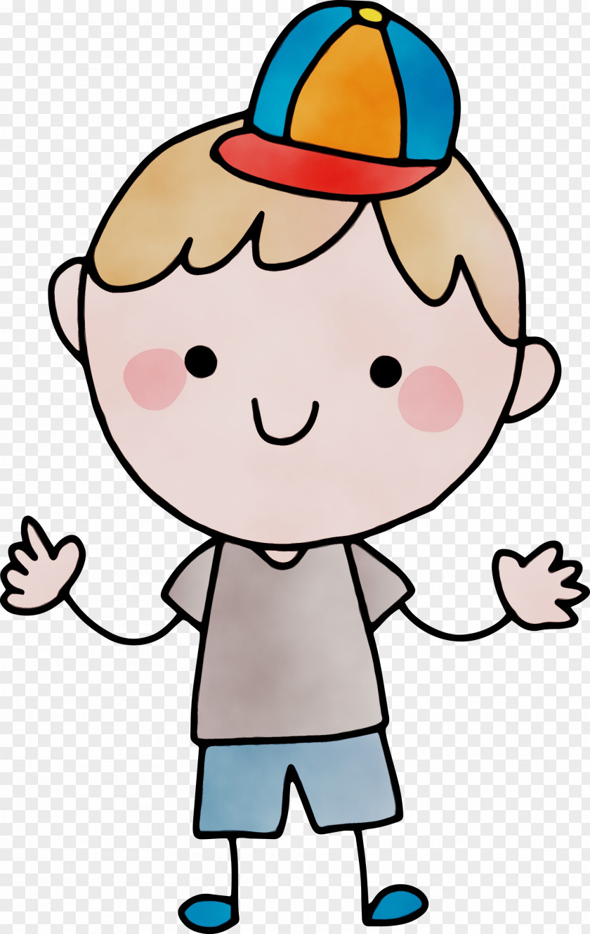 Character Cartoon Headgear Behavior Happiness PNG