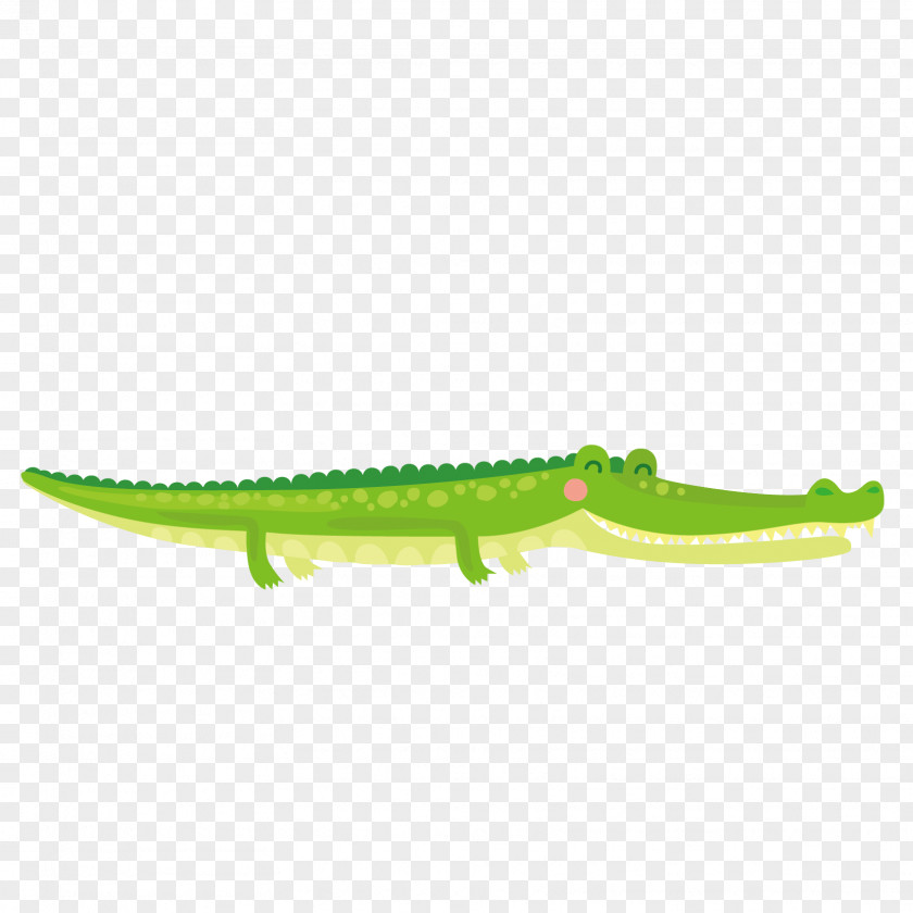 Hand-painted Crocodile Vector The Cartoon PNG