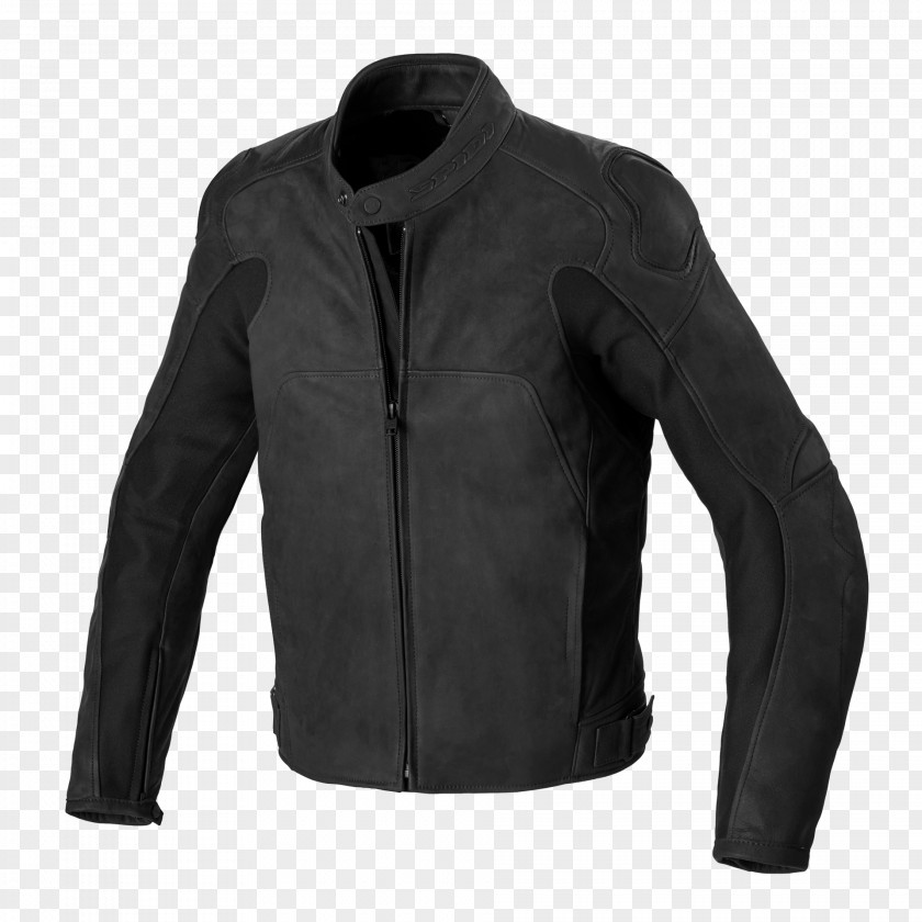 Jacket Leather Clothing Motorcycle Outerwear PNG
