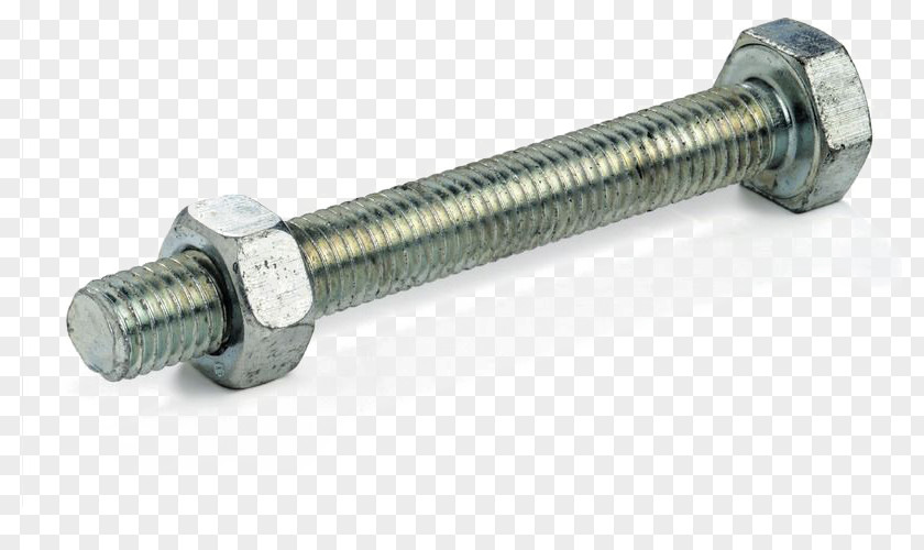 Long Section Of The Screw Bolt Fastener Clip Art PNG