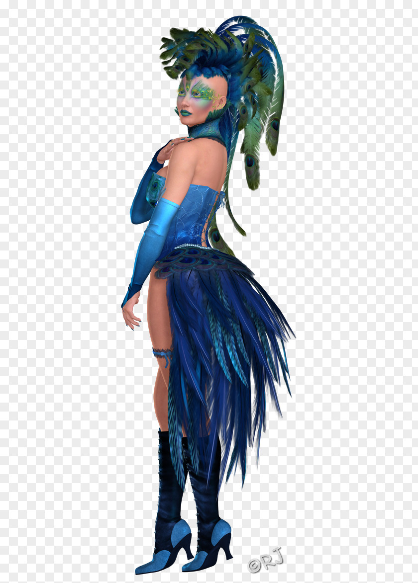 Peacock Vibrant Costume Design Legendary Creature Supernatural PNG