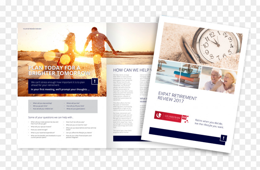 Retirement Planning Pension Fund Brochure PNG