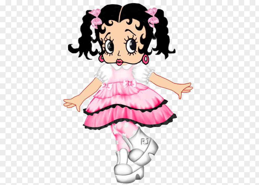 Style Pink Betty Boop PNG