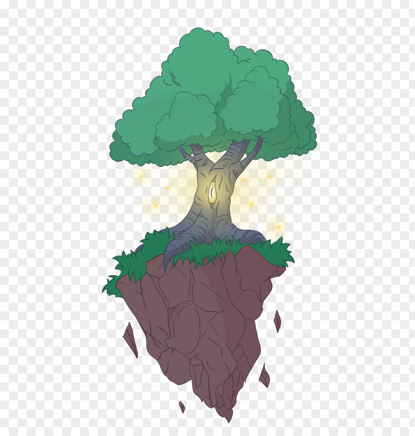 Tree Illustration Green Cartoon Character PNG