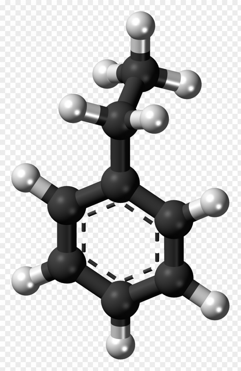 Ethylbenzene Molecule Isomer Cumene PNG
