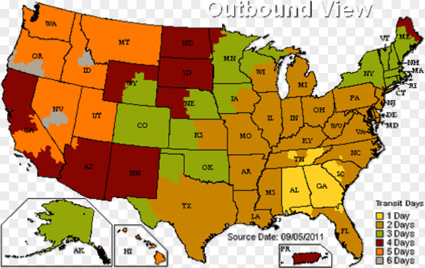 Map Freight Transport United Parcel Service States Postal Contiguous PNG