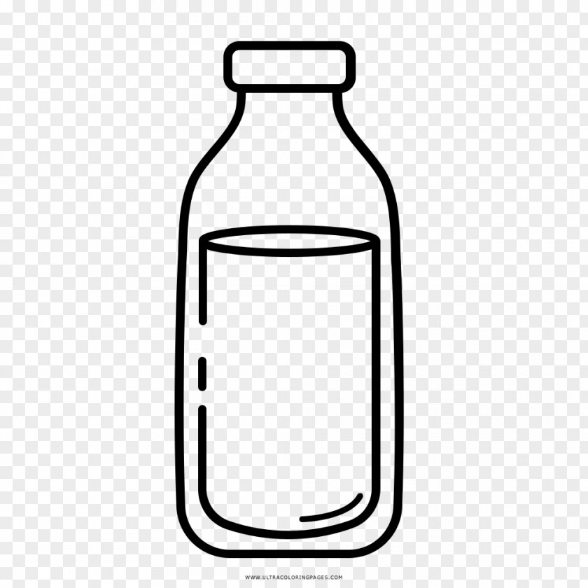 Milk Bottle Water Bottles Drawing PNG
