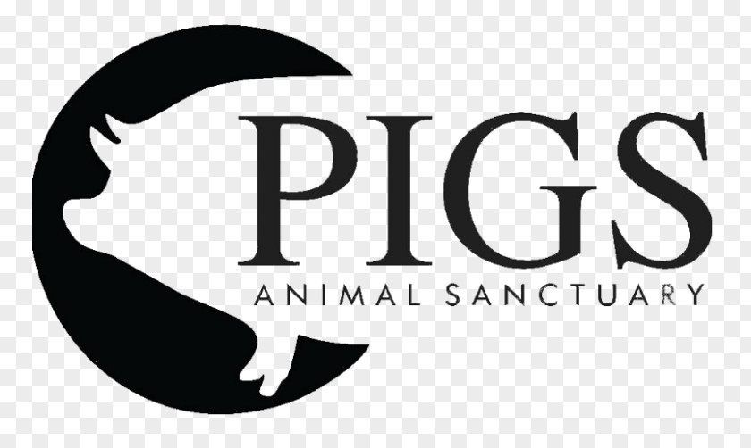 Pig Logo Animal Sanctuary Brand PNG