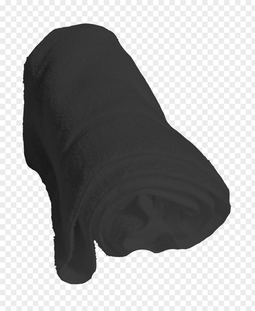 Face Towel Black M PNG