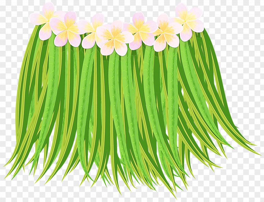 Flower Welsh Onion Green Grass Background PNG