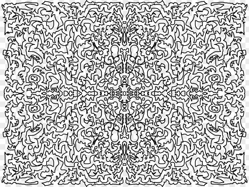 Line Symmetry Art Point Pattern PNG