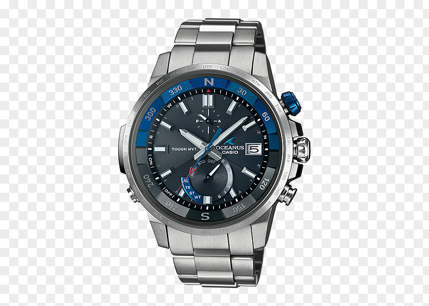 Oceanus Casio Watch G-Shock Wave Ceptor PNG