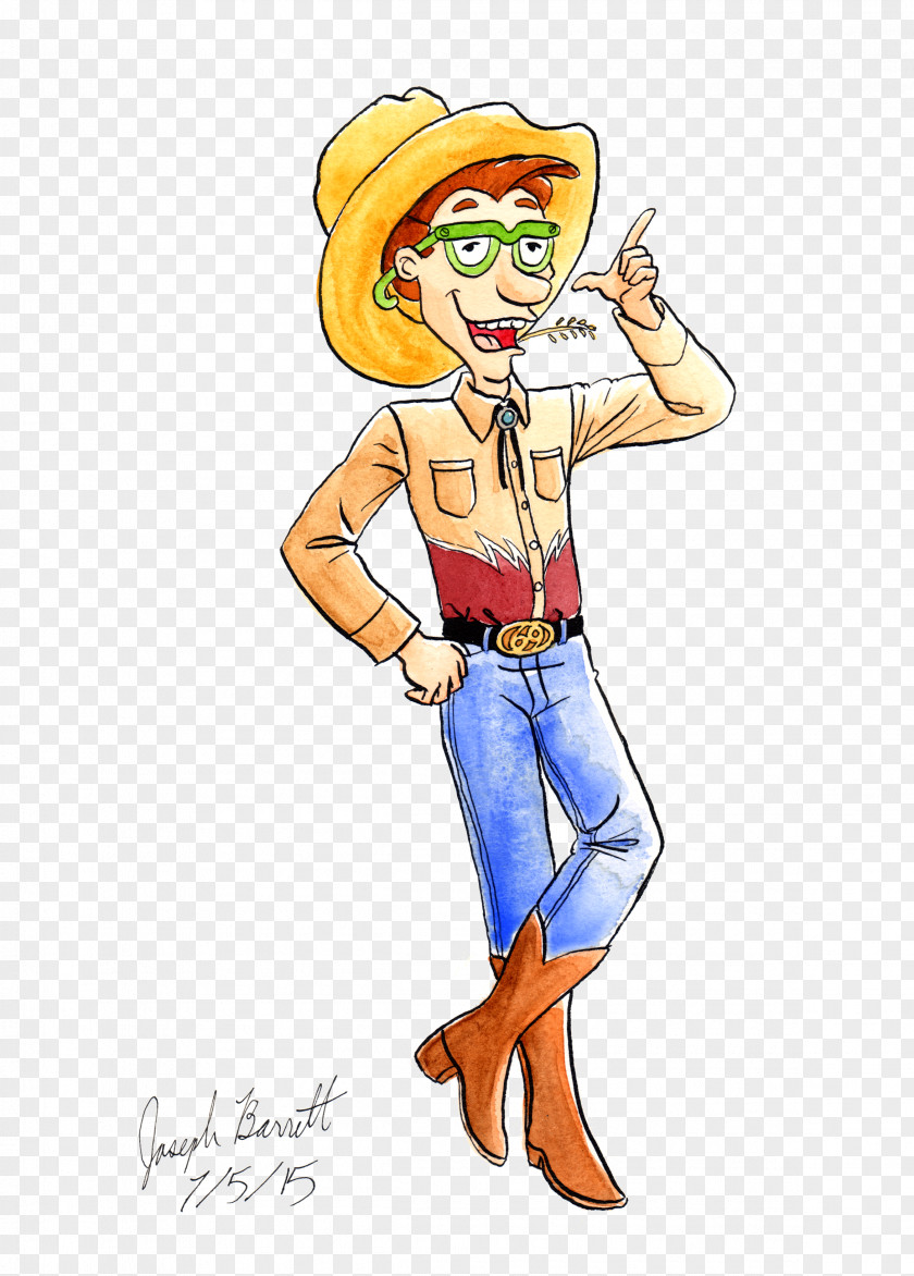 Cowboy Drew Pickles Angelica Cartoon Drawing Character PNG