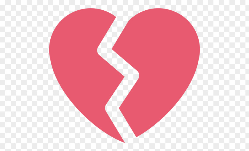 Emoji Broken Heart Emoticon Symbol PNG