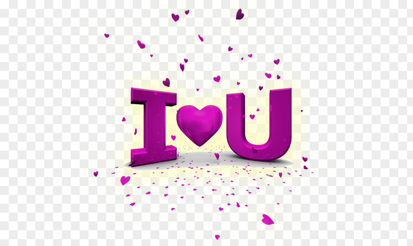 I Love You English Font High-definition Television Video Wallpaper PNG