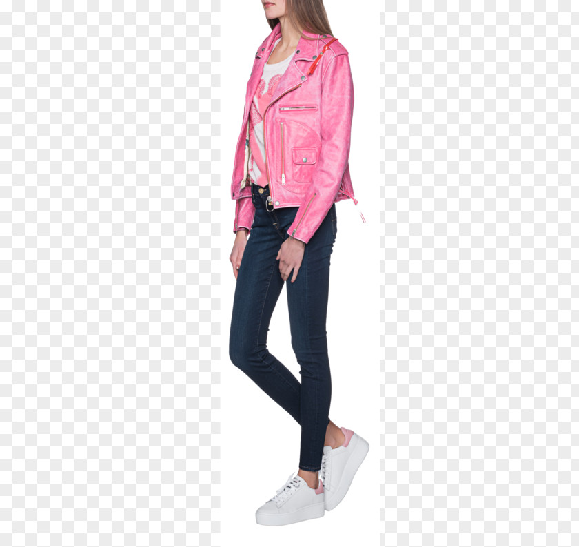 Leather Jacket With Hoodie For Women Shoulder Leggings Jeans Shoe PNG