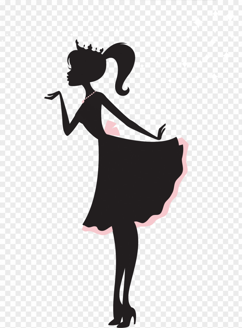 Mary Ken Barbie Silhouette Doll PNG
