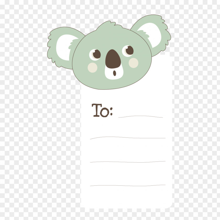 Paper Bear Head Koala PNG