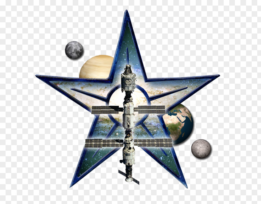 Space Barnstar Outer International Station Wikipedia PNG