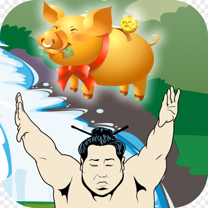 Sumo Fiction Mammal Art Pig PNG