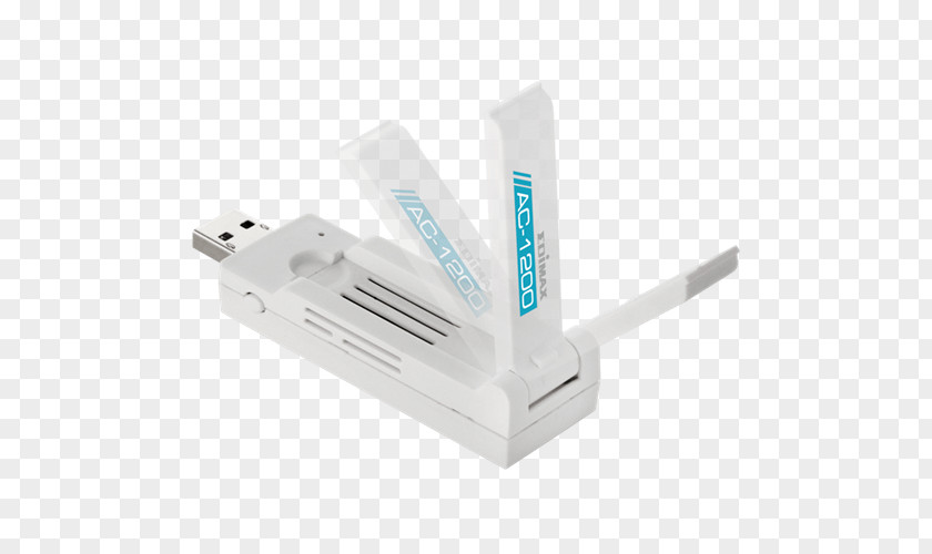 USB Network Cards & Adapters AC1200 Wireless Dual-band Adapter IEEE 802.11ac PNG