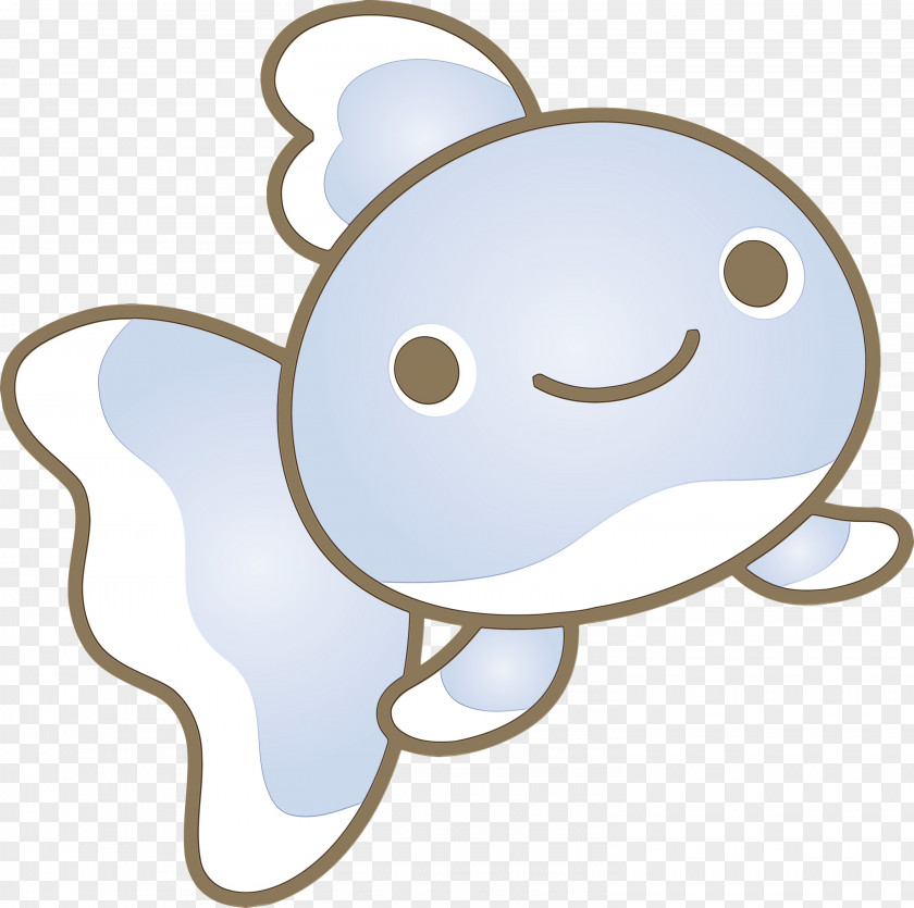 White Cartoon Smile PNG