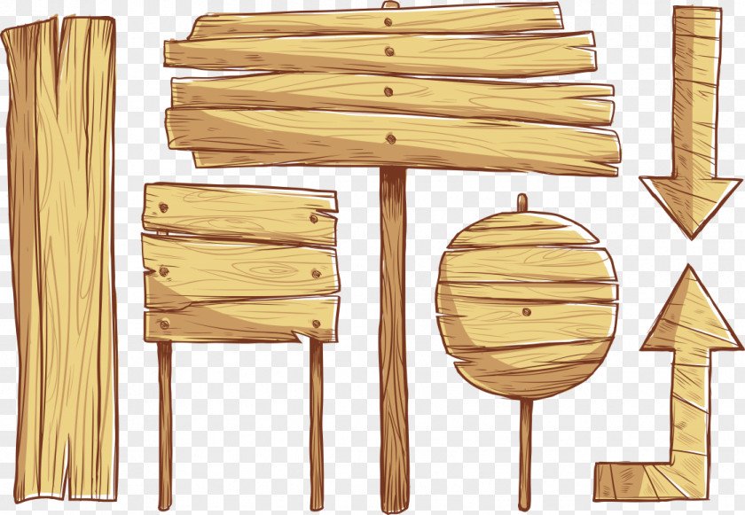 Arrow Pointer Wood Clip Art PNG