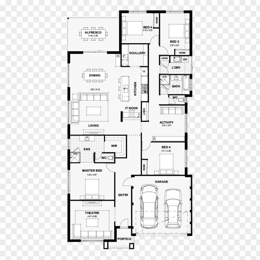 Design Floor Plan Pattern PNG