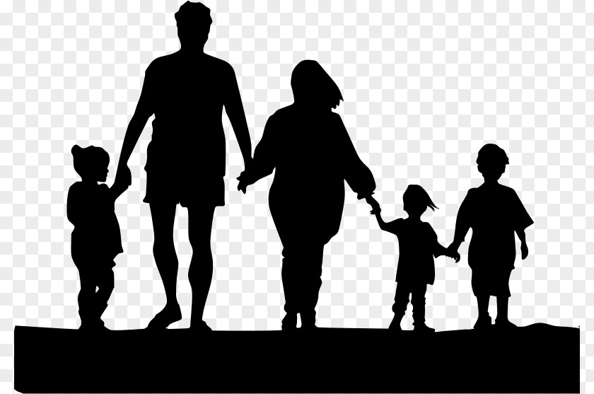 Hand Holding Family Hands Silhouette Clip Art PNG