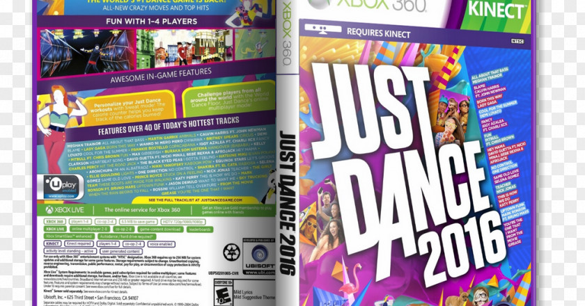 Just Dance 2015 2016 Dance: Disney Party 2 4 Wii PNG