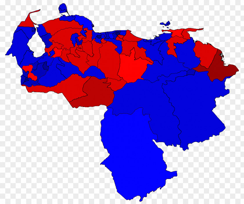 Map Venezuelan Parliamentary Election, 2015 Vector PNG