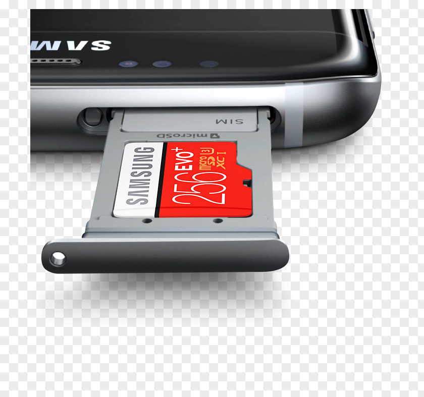 Sd Card Samsung GALAXY S7 Edge Subscriber Identity Module Dual SIM Smartphone PNG