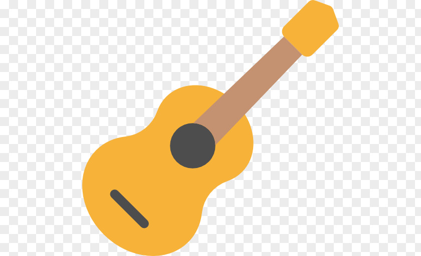 Yellow Guitar Acoustic Musical Instrument Bass PNG