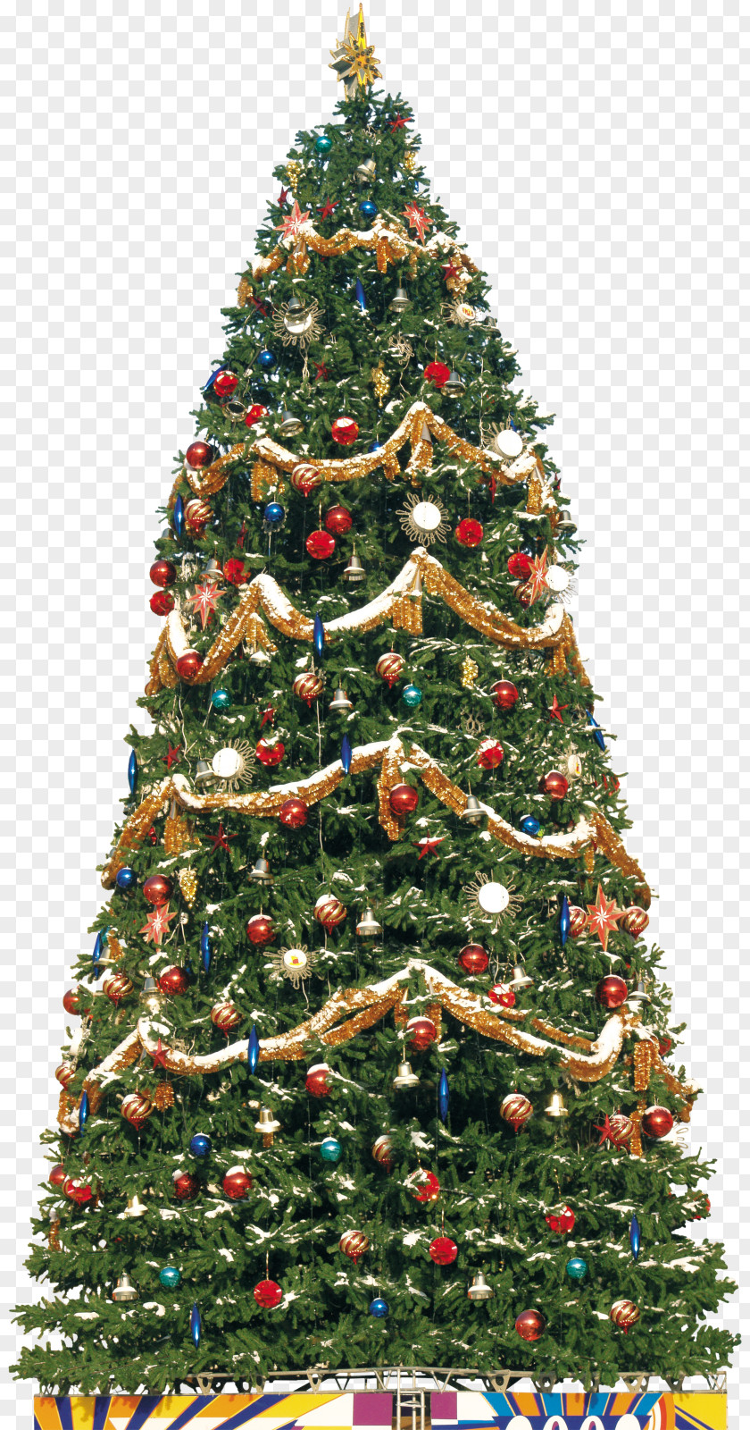 Christmas New Year Tree Clip Art PNG