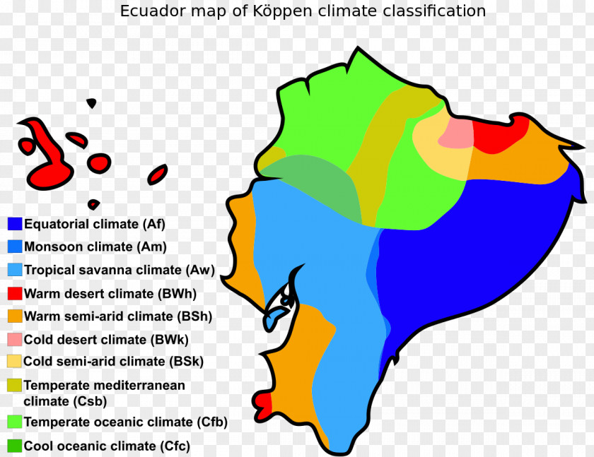 Climate Change Clipart Köppen Classification Tropical Geography Of Ecuador PNG