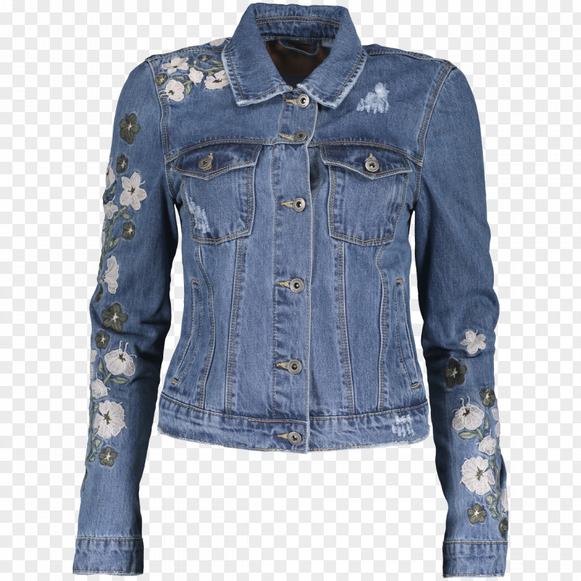 Jeans Leather Jacket Denim Button Sleeve PNG
