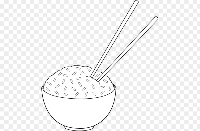 Rice Fried And Curry Line Art Clip PNG